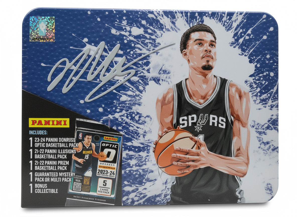 Panini Basketball Collector’s Tin 2023-24 | Donruss Optic, Prizm, Illusions & Mystery Pack